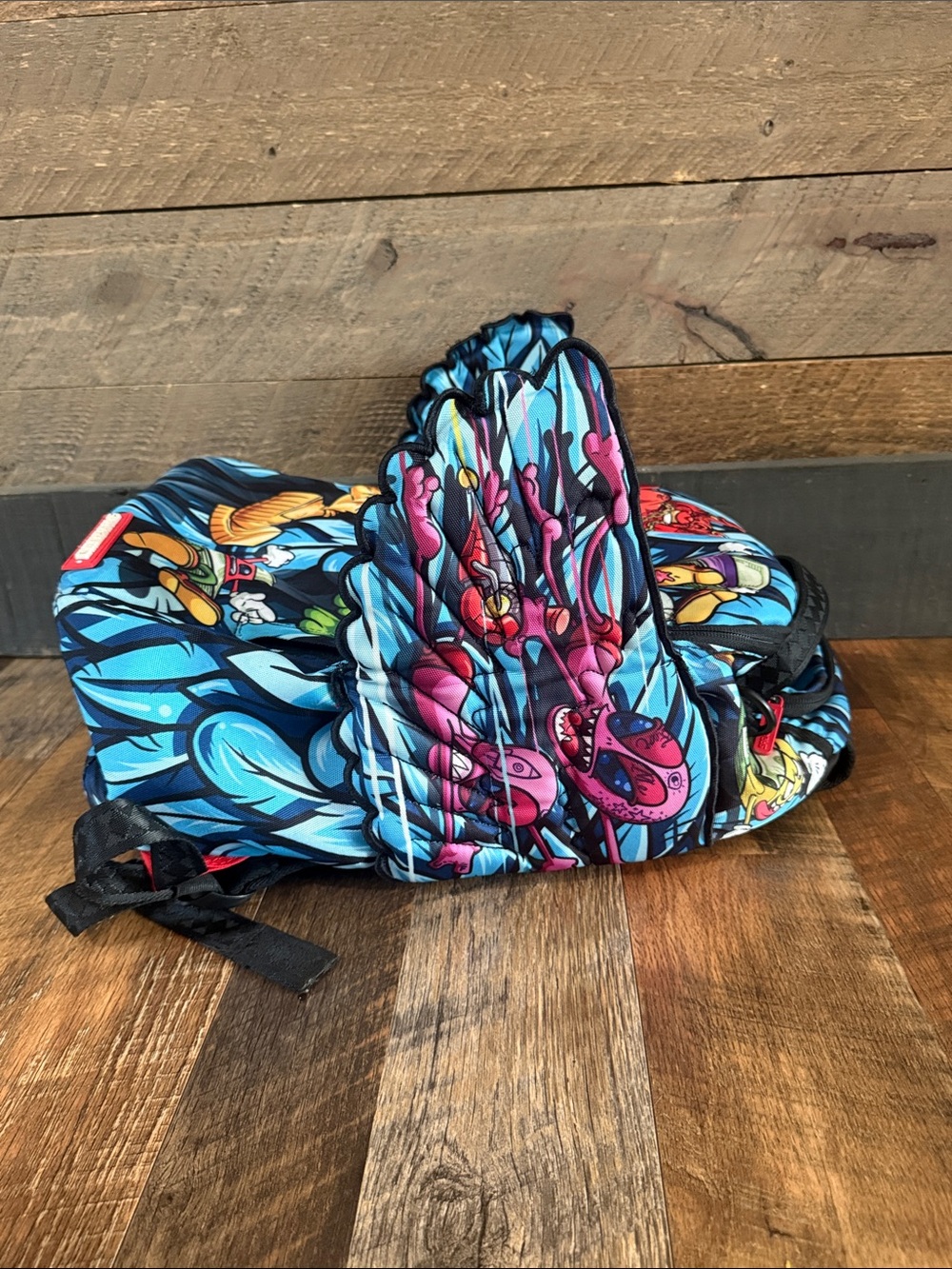 Sprayground Money Trees Shark Wings Limited Edition Backpack - Picture 7 of 12